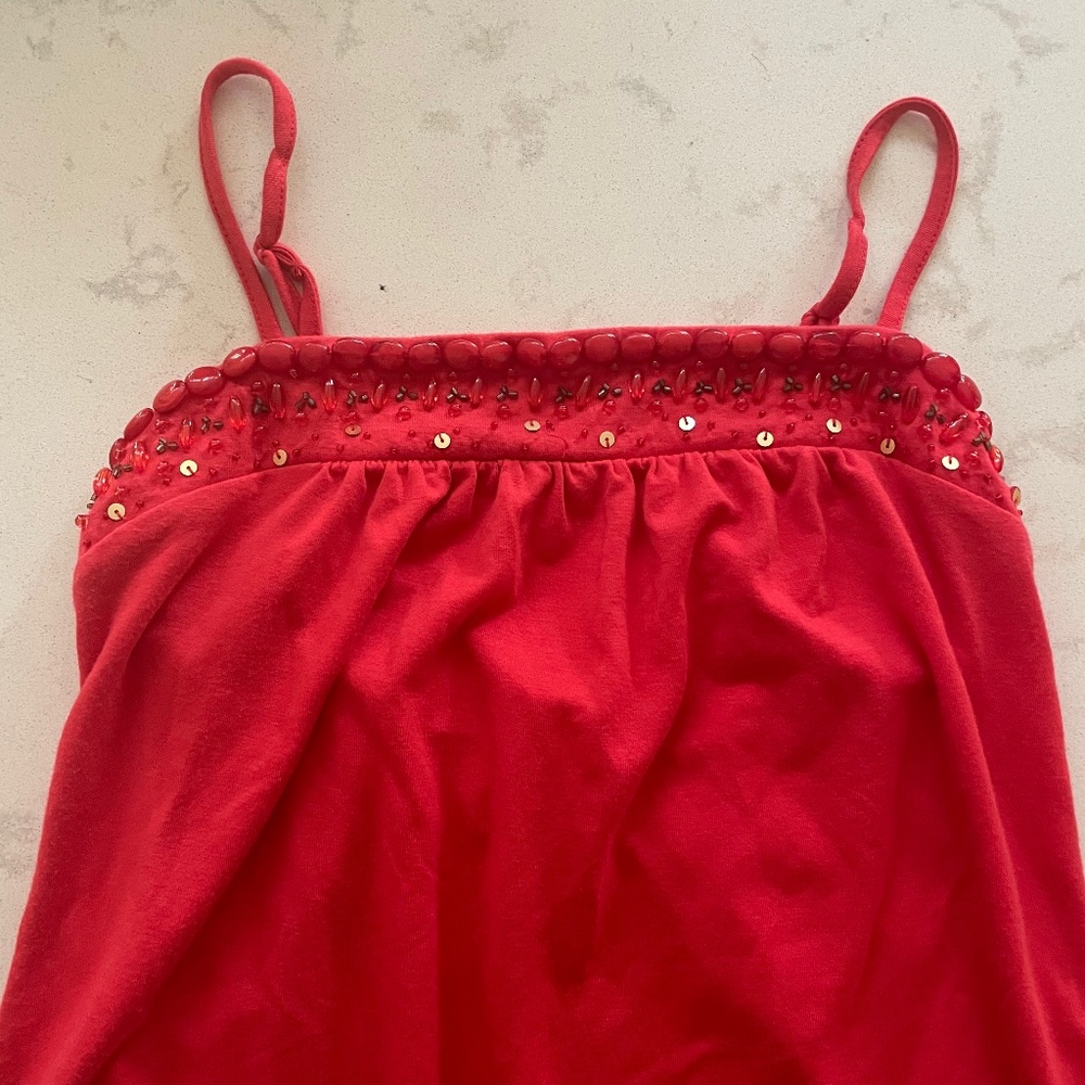 GUESS Coral 00's Top with Stone Detailing